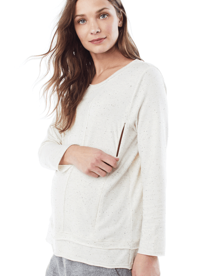 Loyal Hana Christy Long Sleeve Nursing + Maternity Top