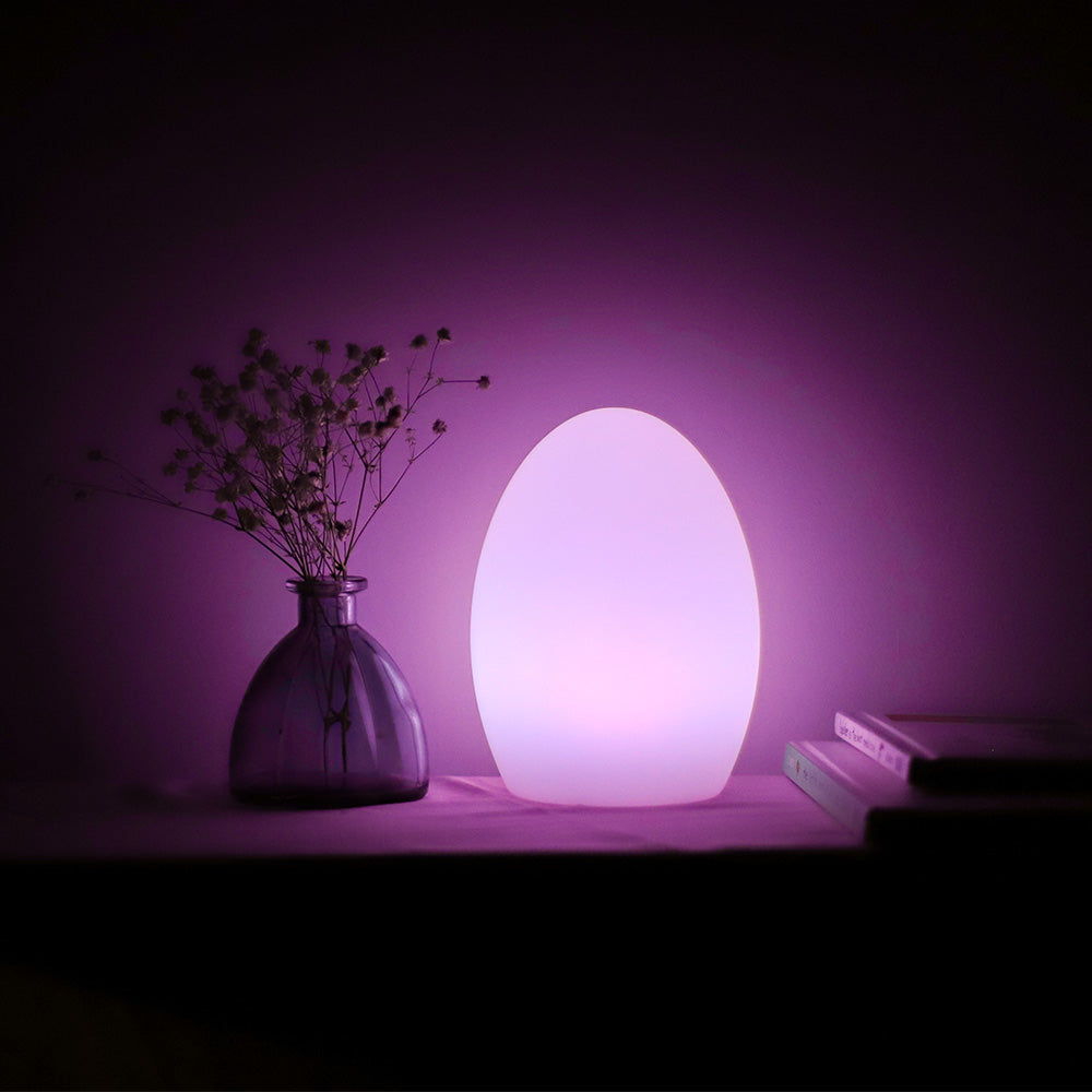loftek egg mood light for table decor event tablesetting night