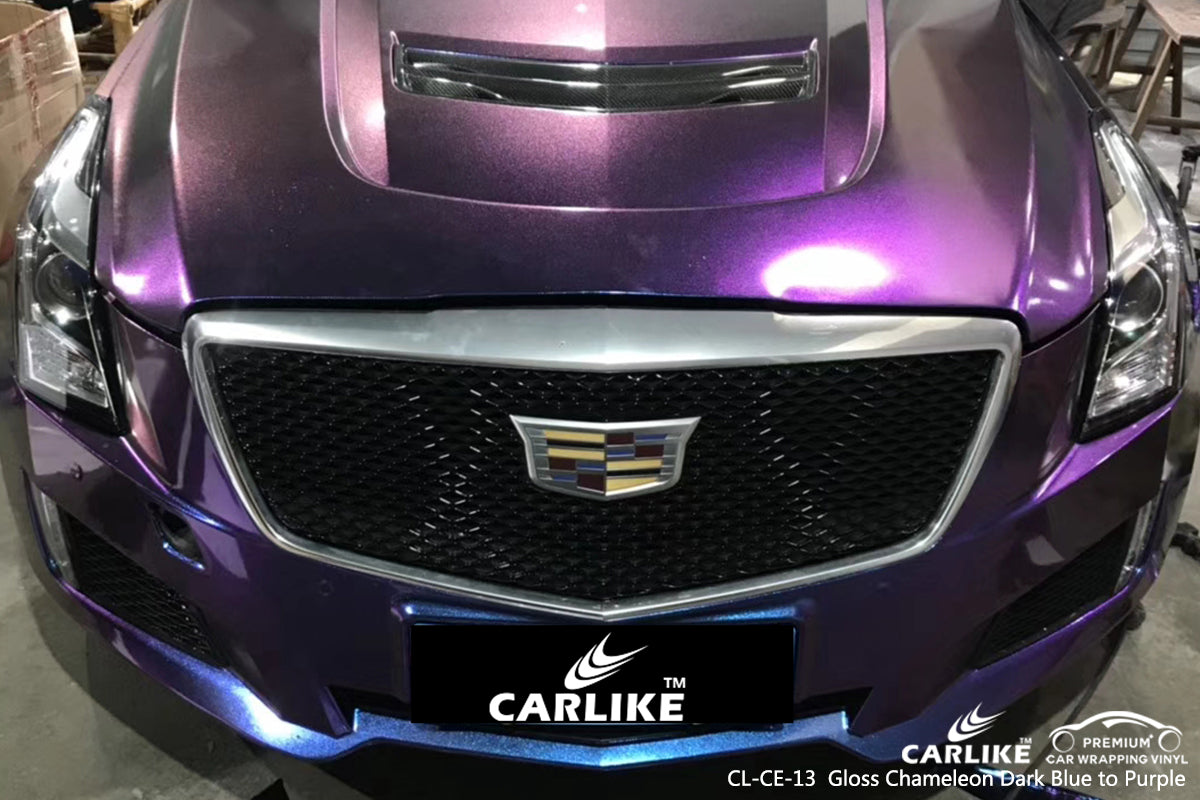 CARLIKE CL-CE-13 caméléon brillant électro métallisé bleu rouge emballage de voiture en vinyle Rhénanie du Nord-Westphalie Allemagne