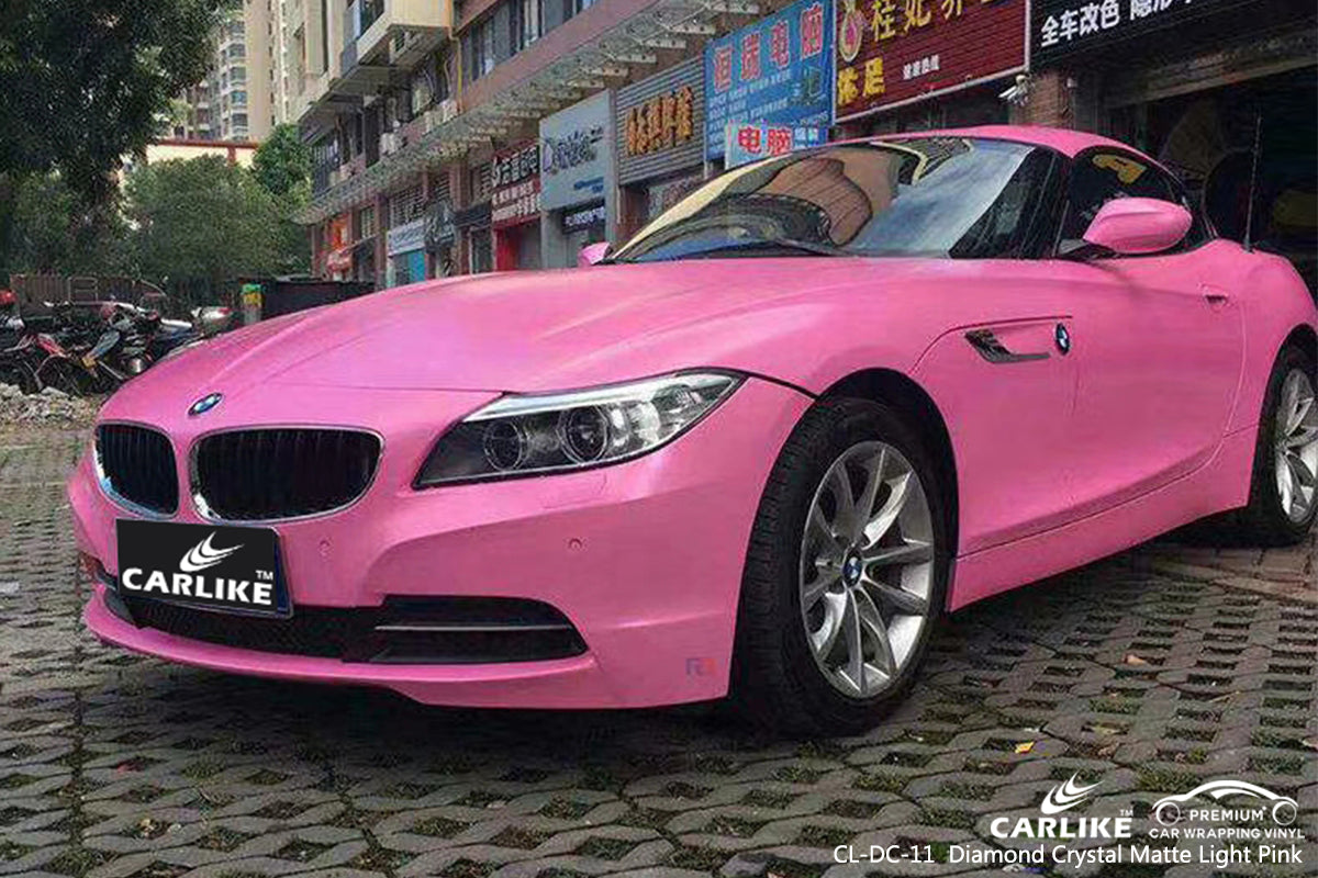 CARLIKE CL-DC-11 diamond crystal matte light pink vinyl wrap car Provence-Alpes-Cote d'Azur France