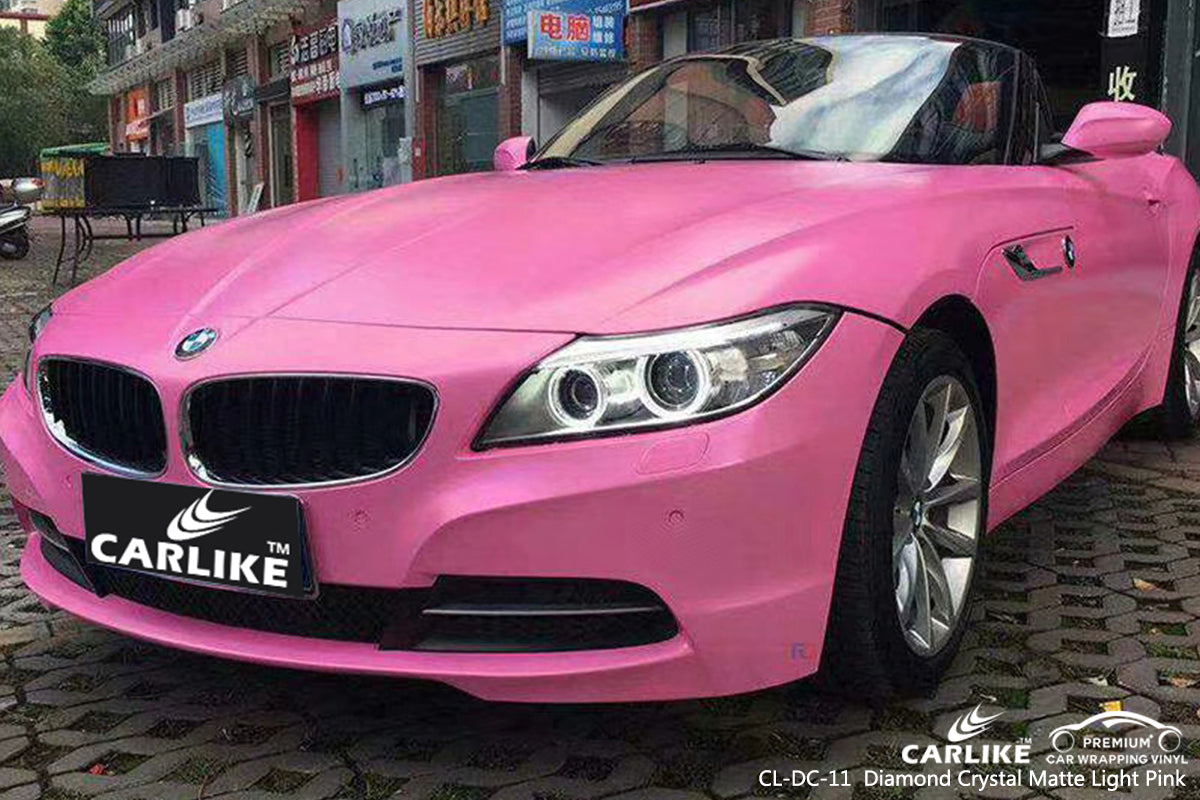 CARLIKE CL-DC-11 diamond crystal matte light pink vinyl wrap car Provence-Alpes-Cote d'Azur France
