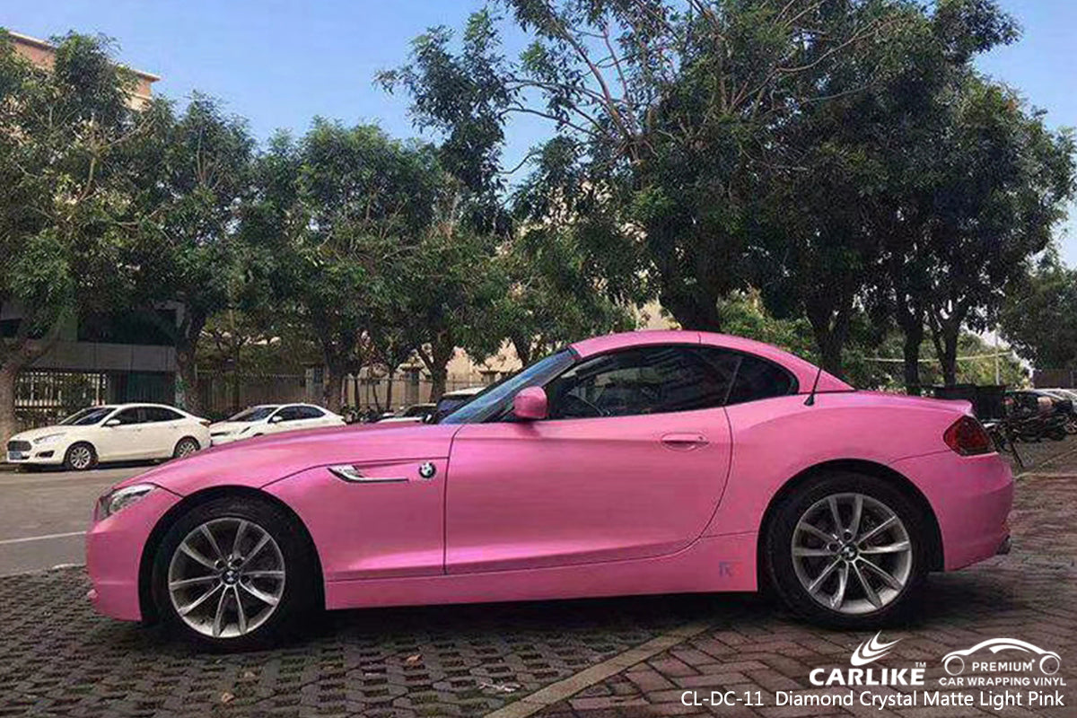 CARLIKE CL-DC-11 diamond crystal matte light pink vinyl wrap car Provence-Alpes-Cote d'Azur France