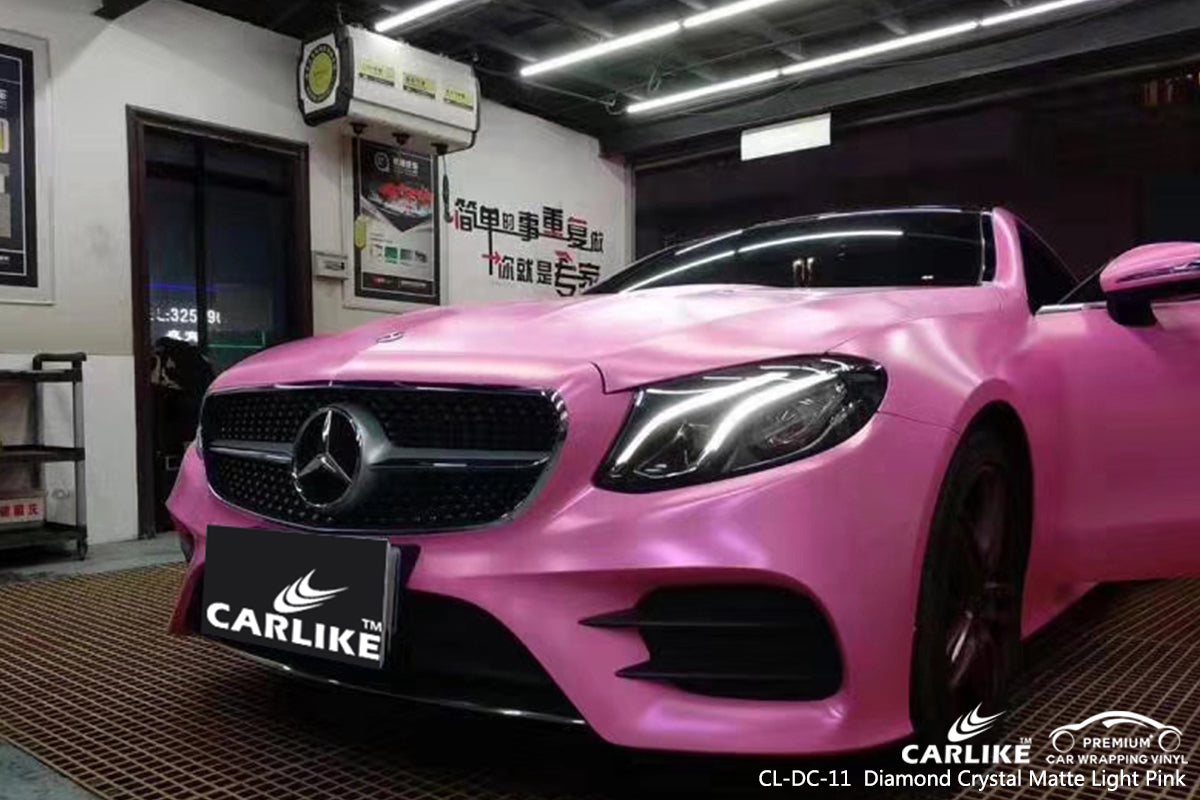 CARLIKE CL-DC-11 diamond crystal matte light pink vinyl wrap car Provence-Alpes-Cote d'Azur France