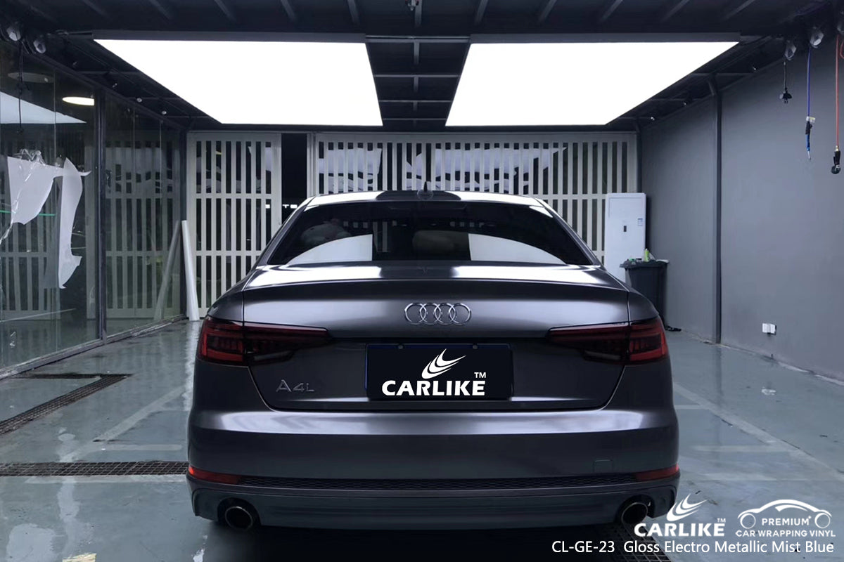 CARLIKE CL-GE-23 gloss electro metallic mist blue vinyl wrap car Penang Malaysia