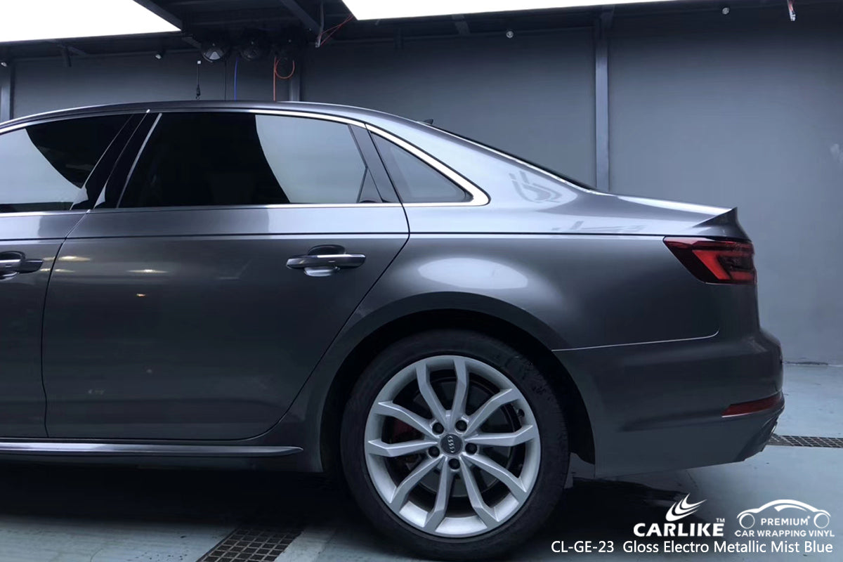 CARLIKE CL-GE-23 gloss electro metallic mist blue vinyl wrap car Penang Malaysia