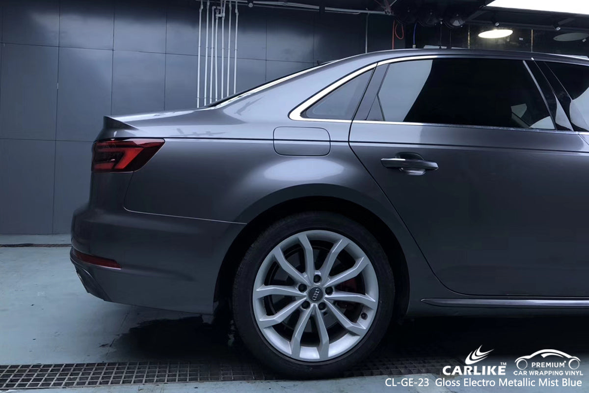 CARLIKE CL-GE-23 gloss electro metallic mist blue vinyl wrap car Penang Malaysia