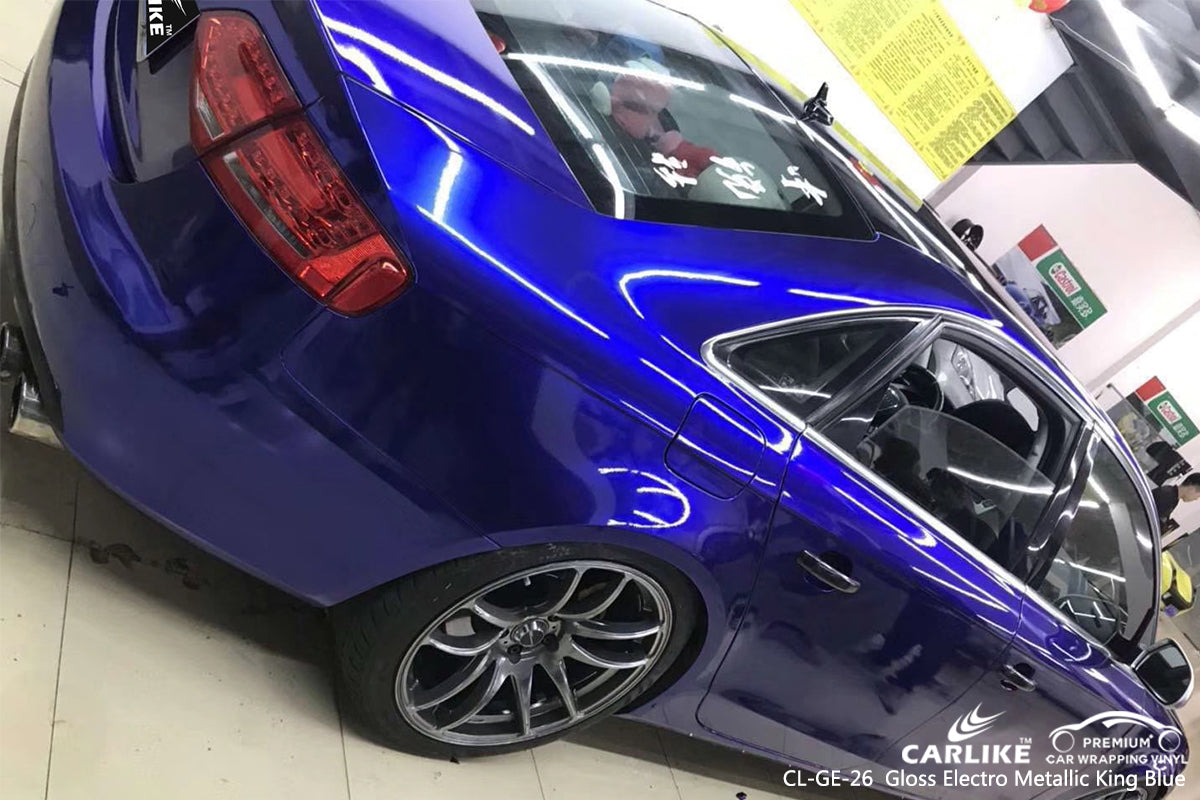 CARLIKE CL-GE-26 gloss electro metallic king blue vinyl wrap my car Free State South Africa