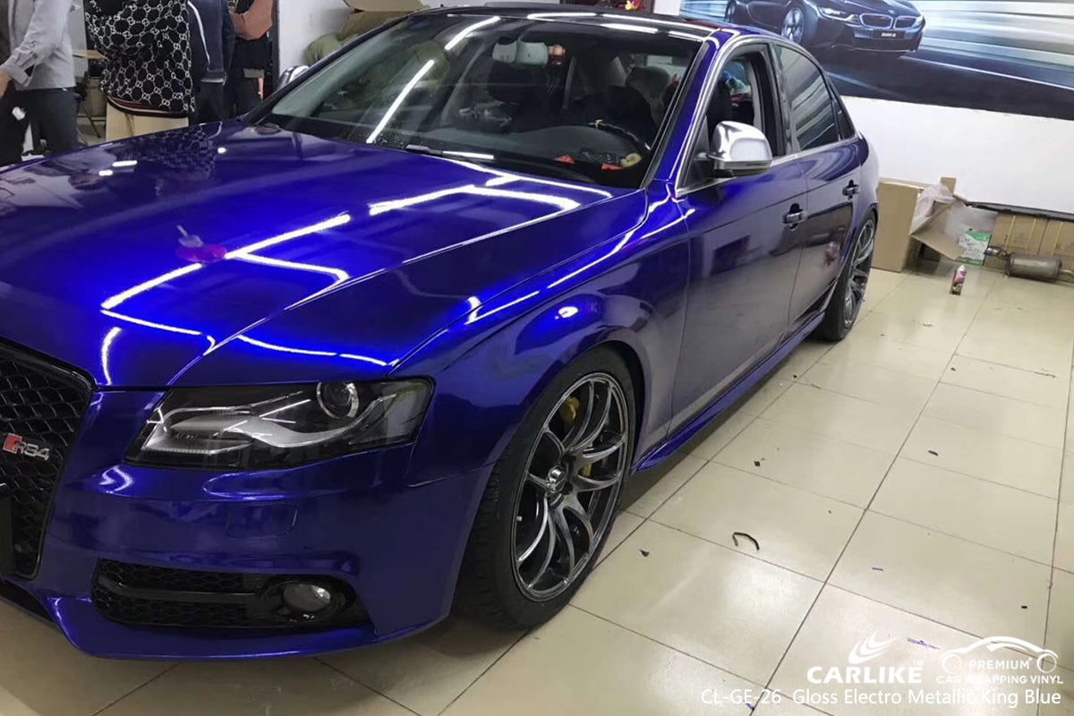 CARLIKE CL-GE-26 gloss electro metallic king blue vinyl wrap my car Free State South Africa