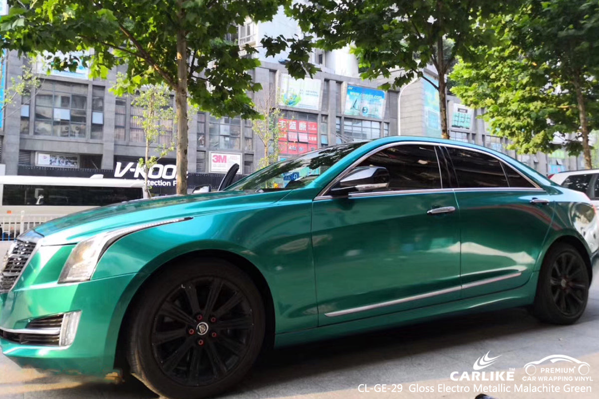 CARLIKE CL-GE-29 gloss electro metallic malachite green car wrap film Sarawak Malaysia
