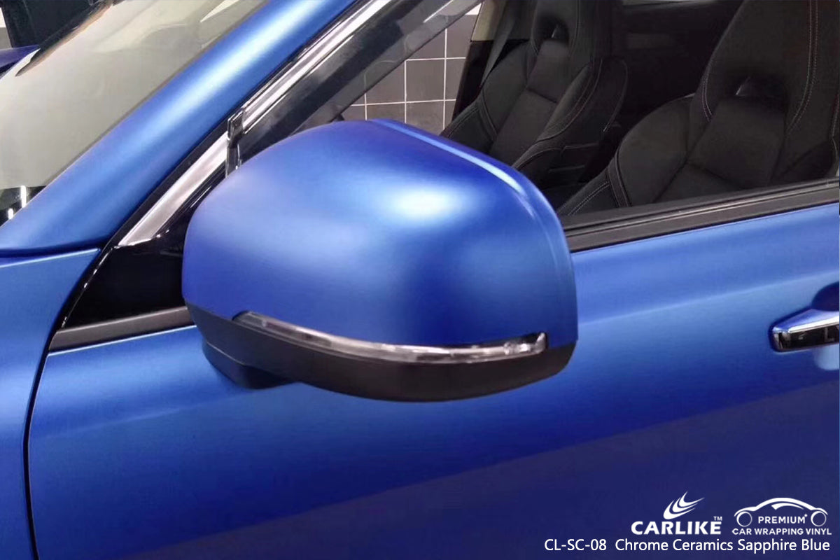 CARLIKE CL-SC-08 chrome céramique saphir bleu emballage de voiture vinyle Perak Malaisie