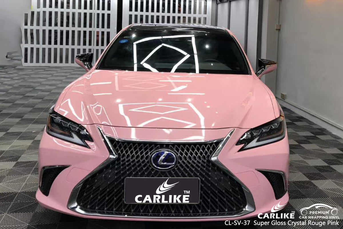 CARLIKE CL-SV-37 super gloss crystal rouge pink vinyl wrap car Lower Saxony Germany