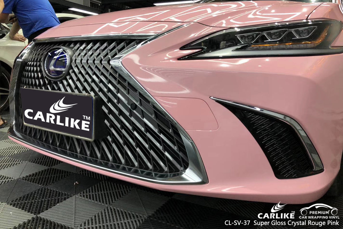 CARLIKE CL-SV-37 super gloss crystal rouge pink vinyl wrap car Lower Saxony Germany