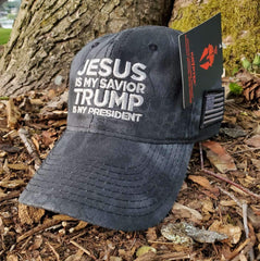 Jesus Is My Savior Trump Is My President Classic Grey Hat