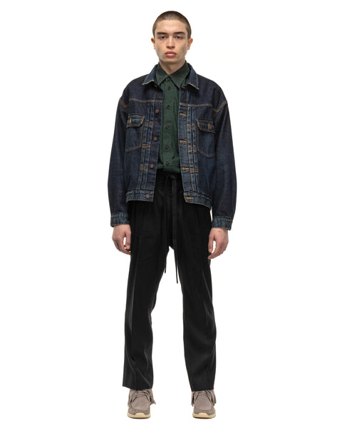 visvim hakama pants black, bottoms