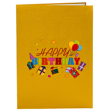 happy birthday pop up card