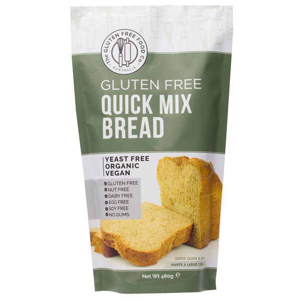 the gluten free food co quick mix bread mix