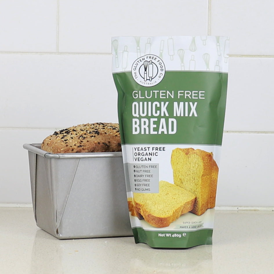 the gluten free food co quick mix bread mix