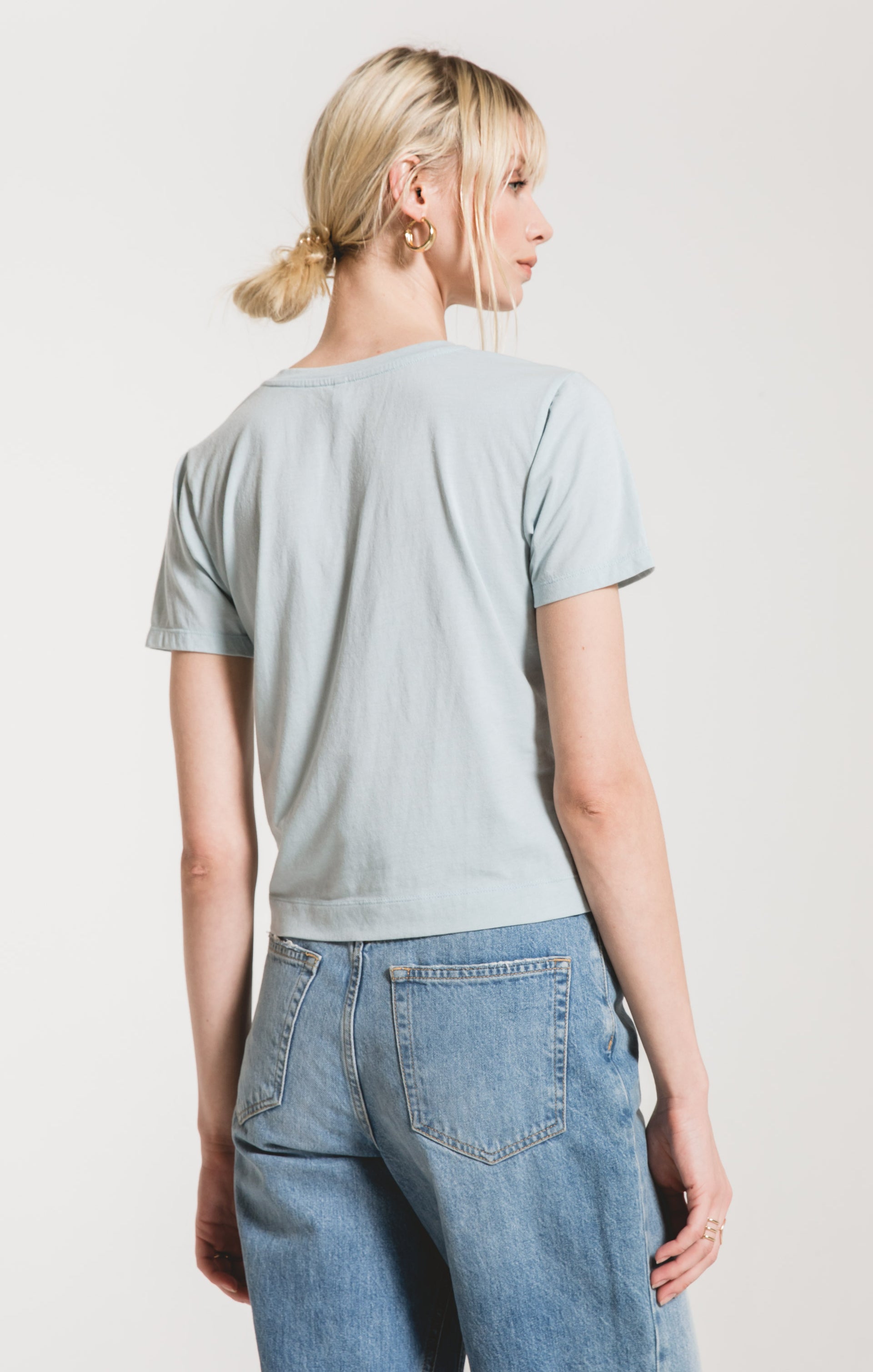 classic skimmer crop tee