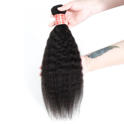 kinky straight hair bundle