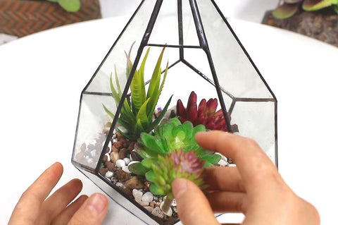 Add Other Small Features To Your Glass Terrarium