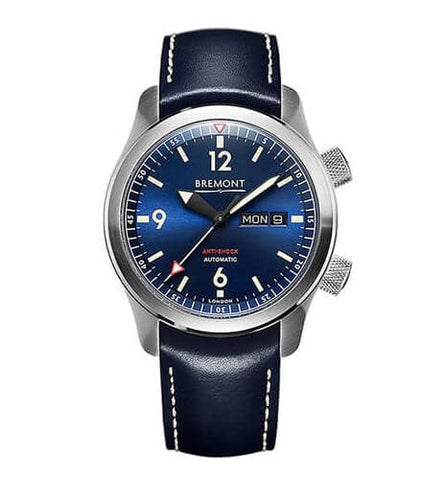 Bremont U2/BL Automatic 45mm Stainless Steel Blue Dial Watch