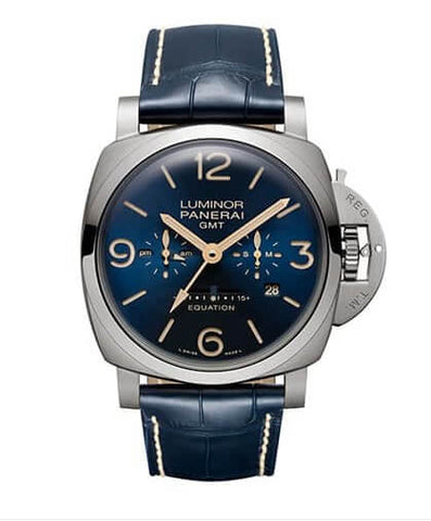Panerai Luminor 1950 8 Days Equation of Time Blue Dial Watch