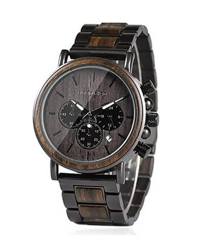 BOBO BIRD Herren-Holzuhr