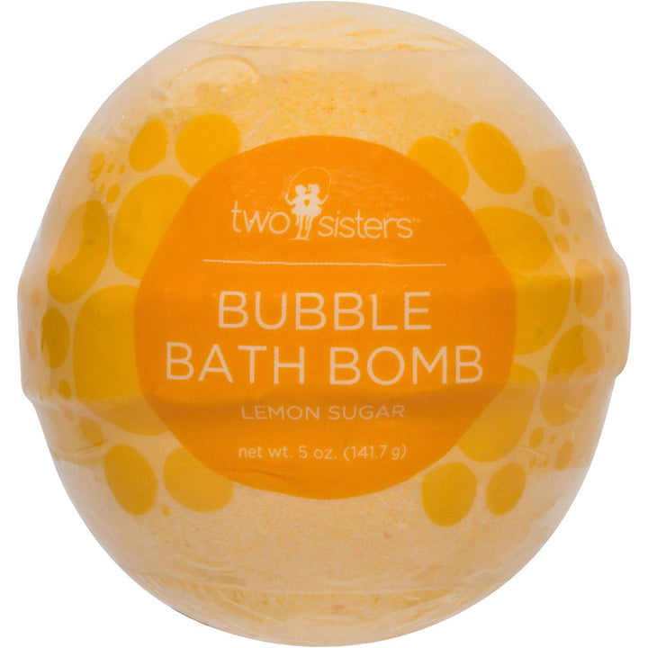 lemon scented bubble bath bomb