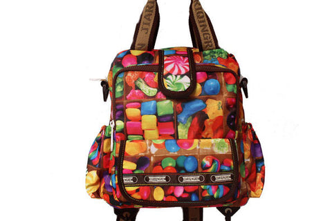 The use of luggage pattern color