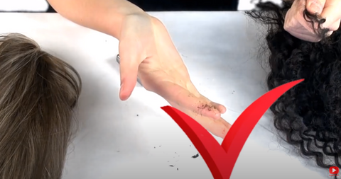 human hair vs synthetc hair