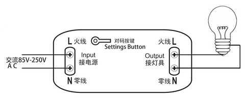 How to use Qiachip KR2201WB smart WIFI remote control ? Qiachip 220V 1Ch WIFI remote control user manual