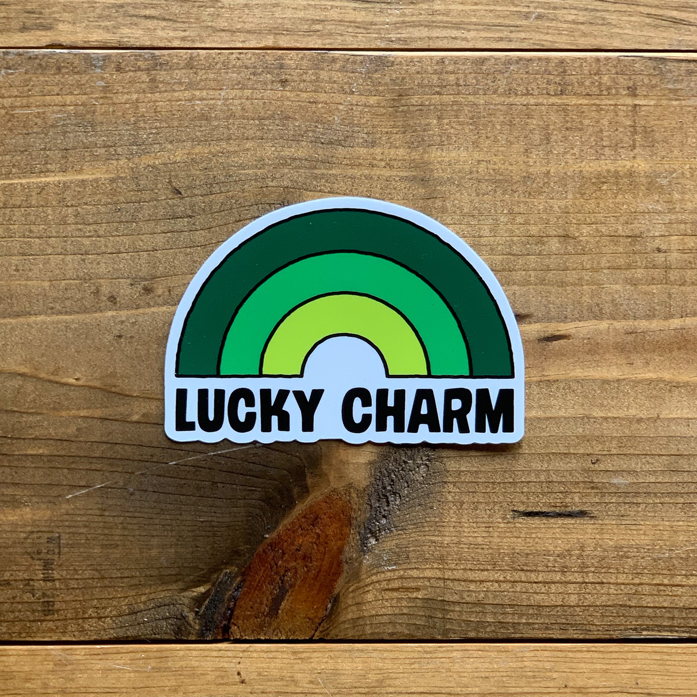 lucky charm sticker