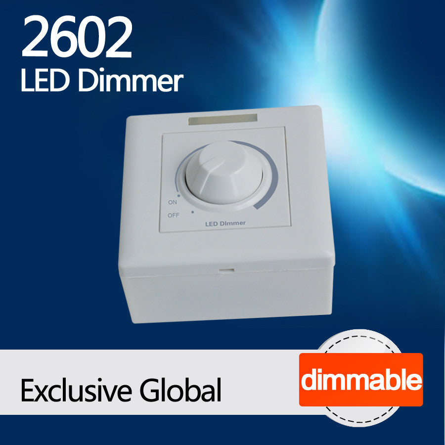 2602 led dimmer with infrared remote control