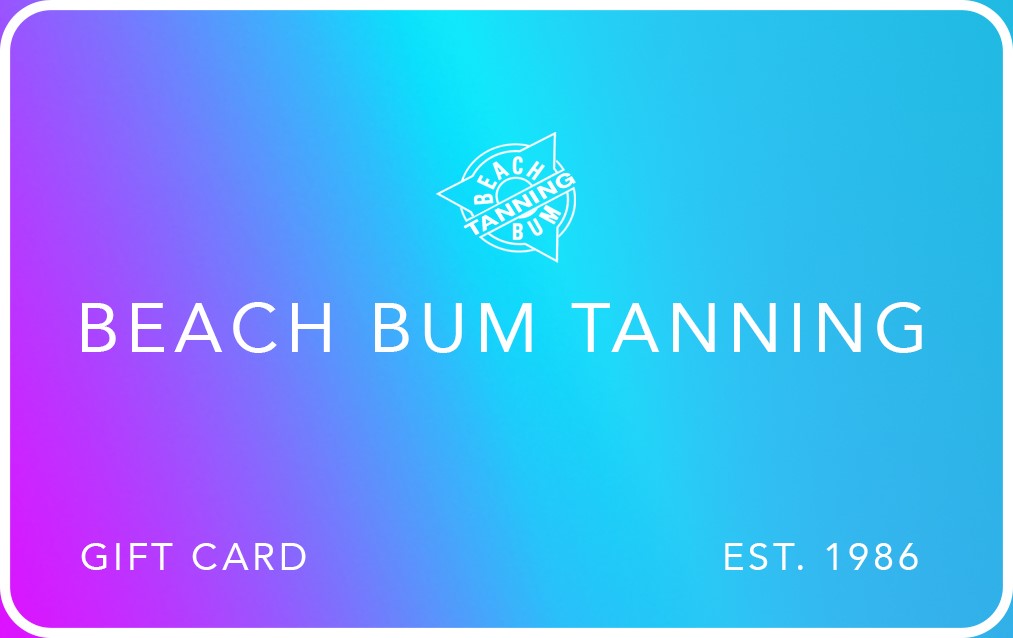 beach bum gift card (physical card)