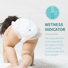 Load image into Gallery viewer, Biodegradable Nappies Size 6 Disposable Baby Nappies 15kg+ECO Friendly Nappies Junior 90 Count-Palmbaby