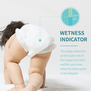 Disposable Baby Nappies Premium ECO-Friendly Natural Nappies size 3 (6-11kg) 120 Count