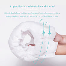 Load image into Gallery viewer, Biodegradable Nappies Disposable Baby Nappies ECO Friendly Size 5 (12-17kg) 96 Count