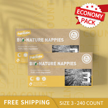 Load image into Gallery viewer, Disposable Baby Nappies Premium ECO Nappies size 3 (6-11kg) 120 Count