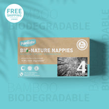 Load image into Gallery viewer, Organic Bamboo Disposable Eco Baby Nappies size 4 (9-14kg) 102 Count