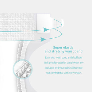 Disposable Baby Nappies Premium ECO-Friendly Natural Nappies size 3 (6-11kg) 120 Count