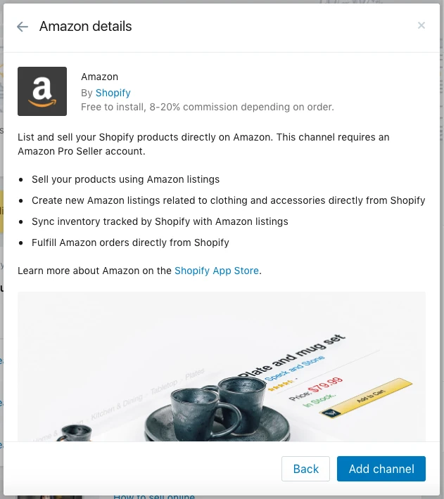 利用 Shopify 在 Amazon 上進行銷售