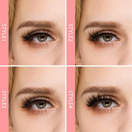 DYSILK 20 Pairs 4 Styles 6D Dramatic False Eyelashes
