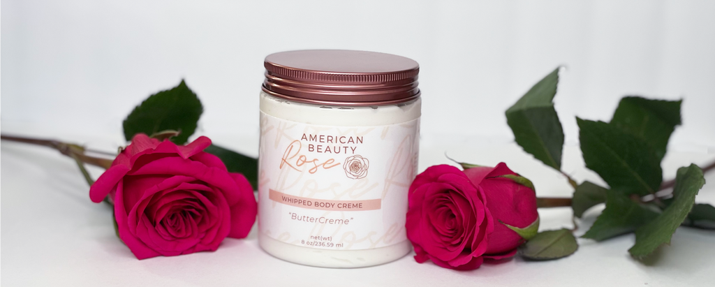 american beauty rose 8oz whipped body cremes