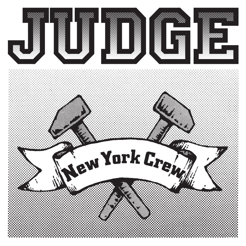 judge "new york crew (black and white)" - sticker