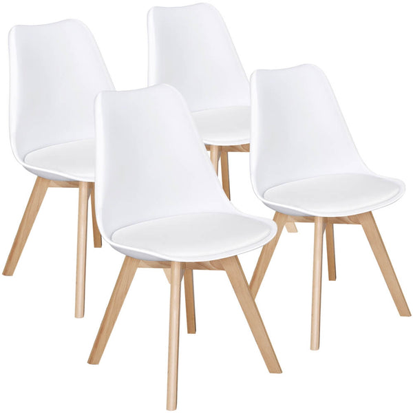 Yaheetech 4pcs Mid-century Modern Dining Chair
