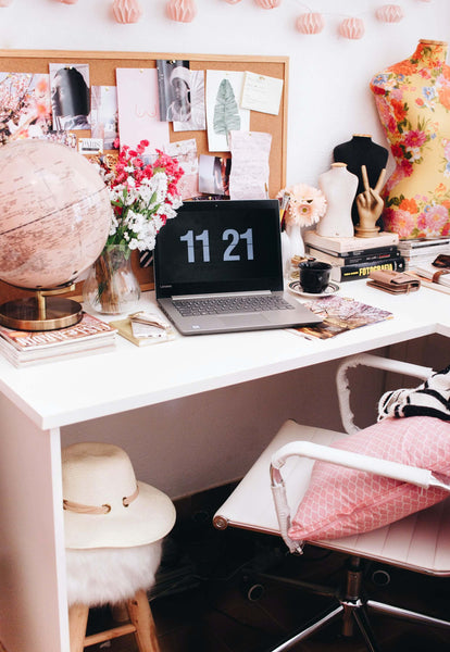 boho home office