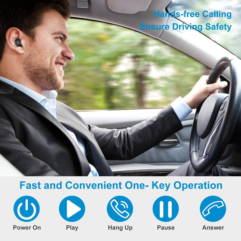 4.1 Magnetic Single Charging Earbuds Headphones & Audio - DailySale
