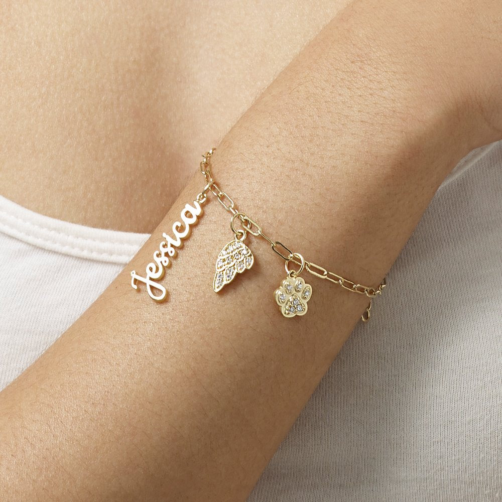 charm chain bracelet