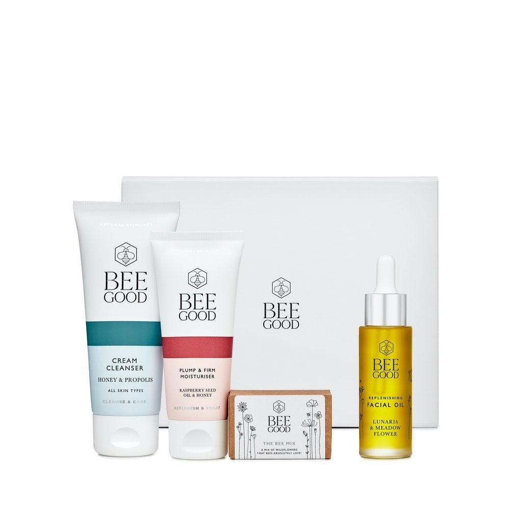 replenish & treat skincare set