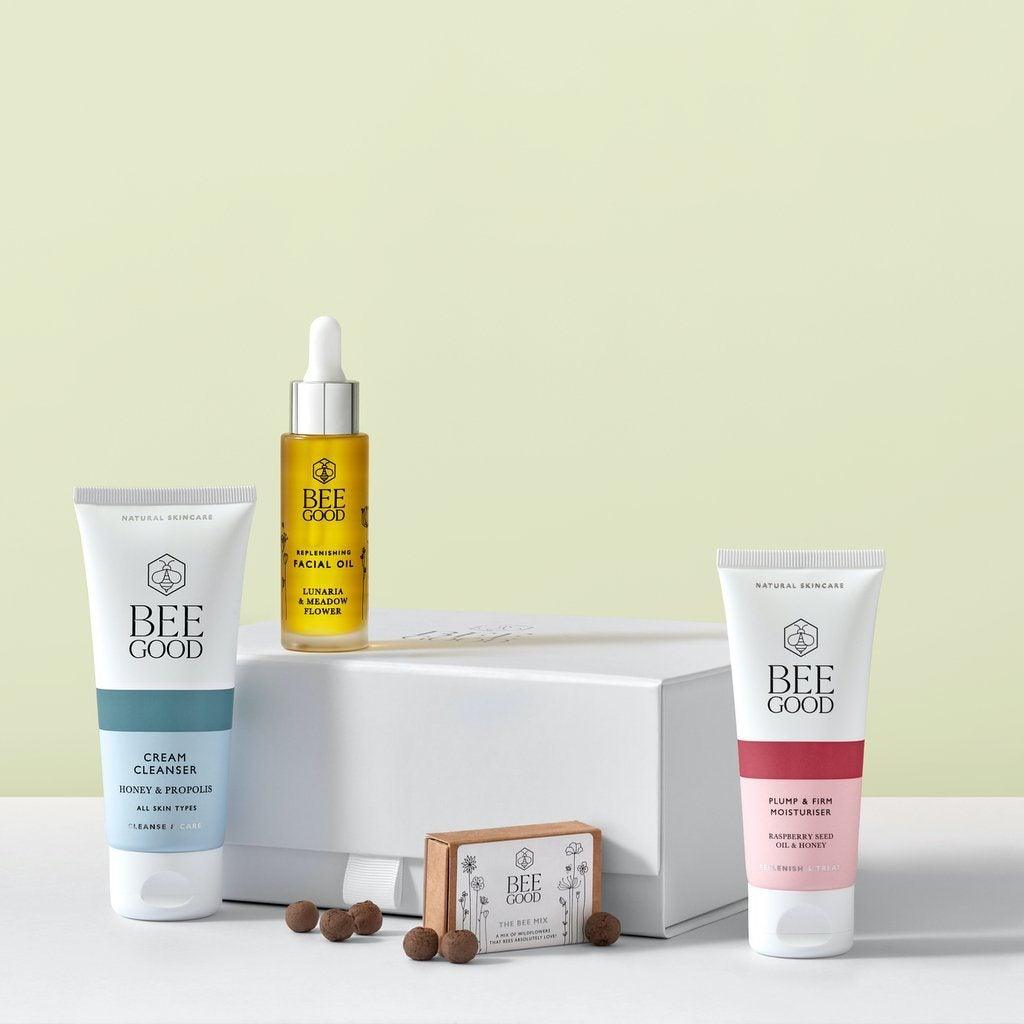 replenish & treat skincare set